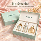 Trío Rostro & Cabello de CAEP W, envase y presentación completos