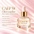 Óleo capilar de CAEP W, envase y presentación completos
